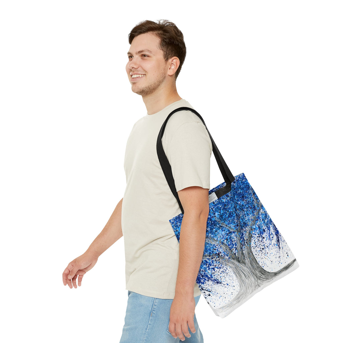 Colorful Bags: "Tote Bag - Tree of life" by Albert Levi Art