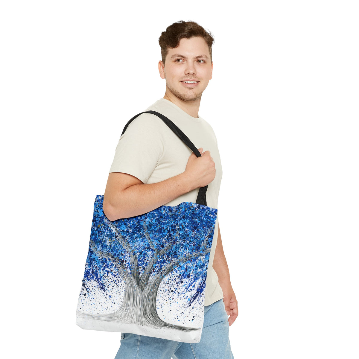 Colorful Bags: "Tote Bag - Tree of life" by Albert Levi Art