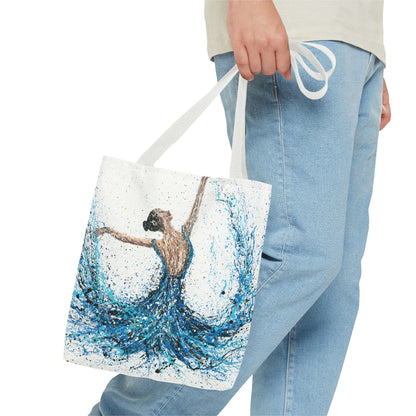 Colorful Bags: "Tote Bag - We Will Dance Again" by Albert Levi Art