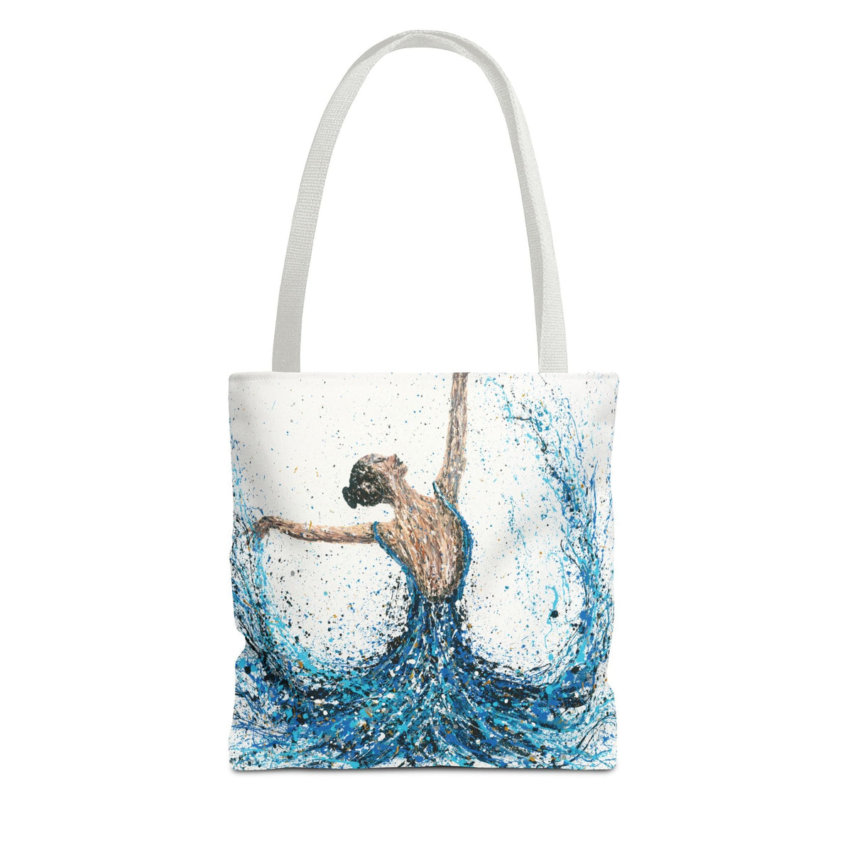 Colorful Bags: "Tote Bag - We Will Dance Again" by Albert Levi Art