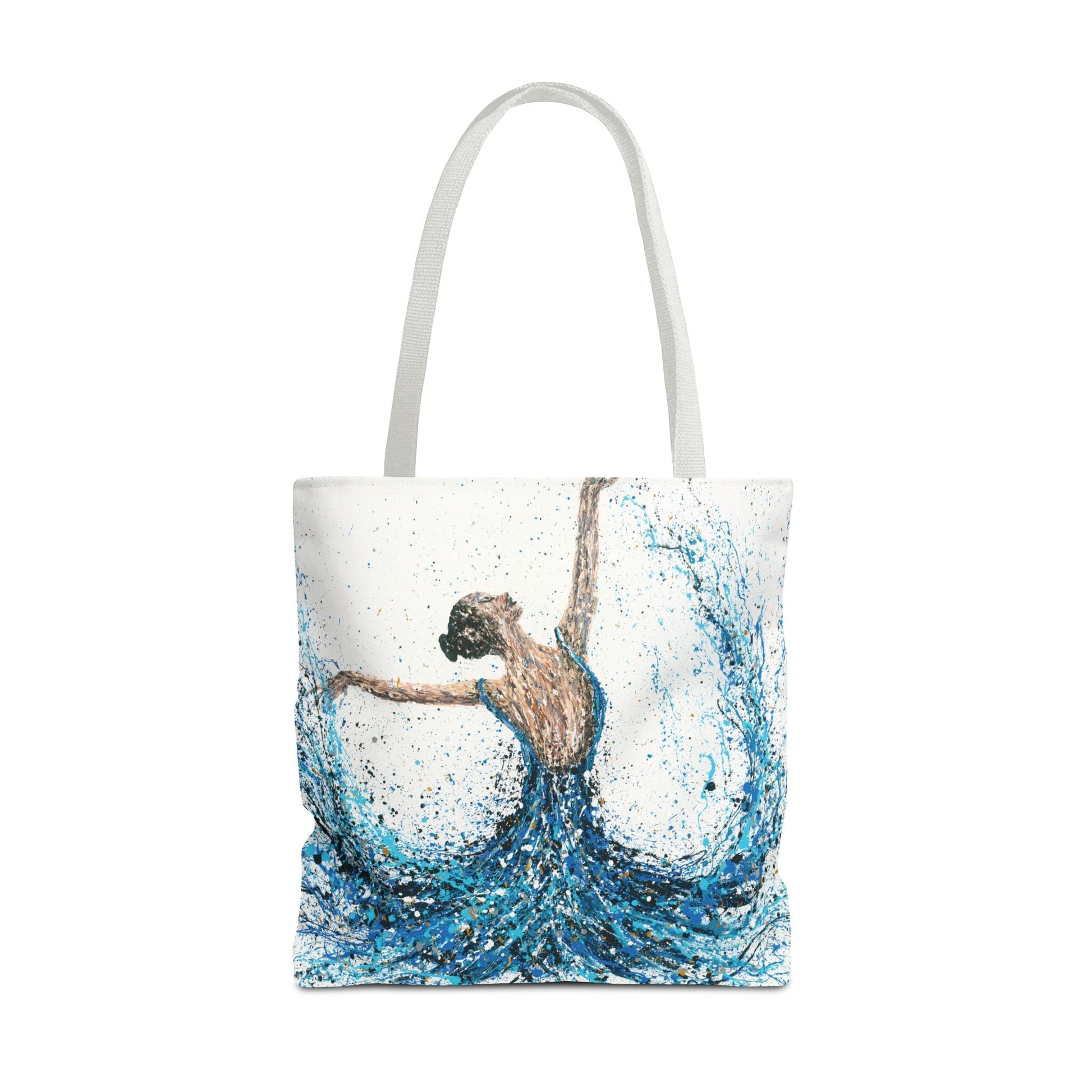 Colorful Bags: "Tote Bag - We Will Dance Again" by Albert Levi Art