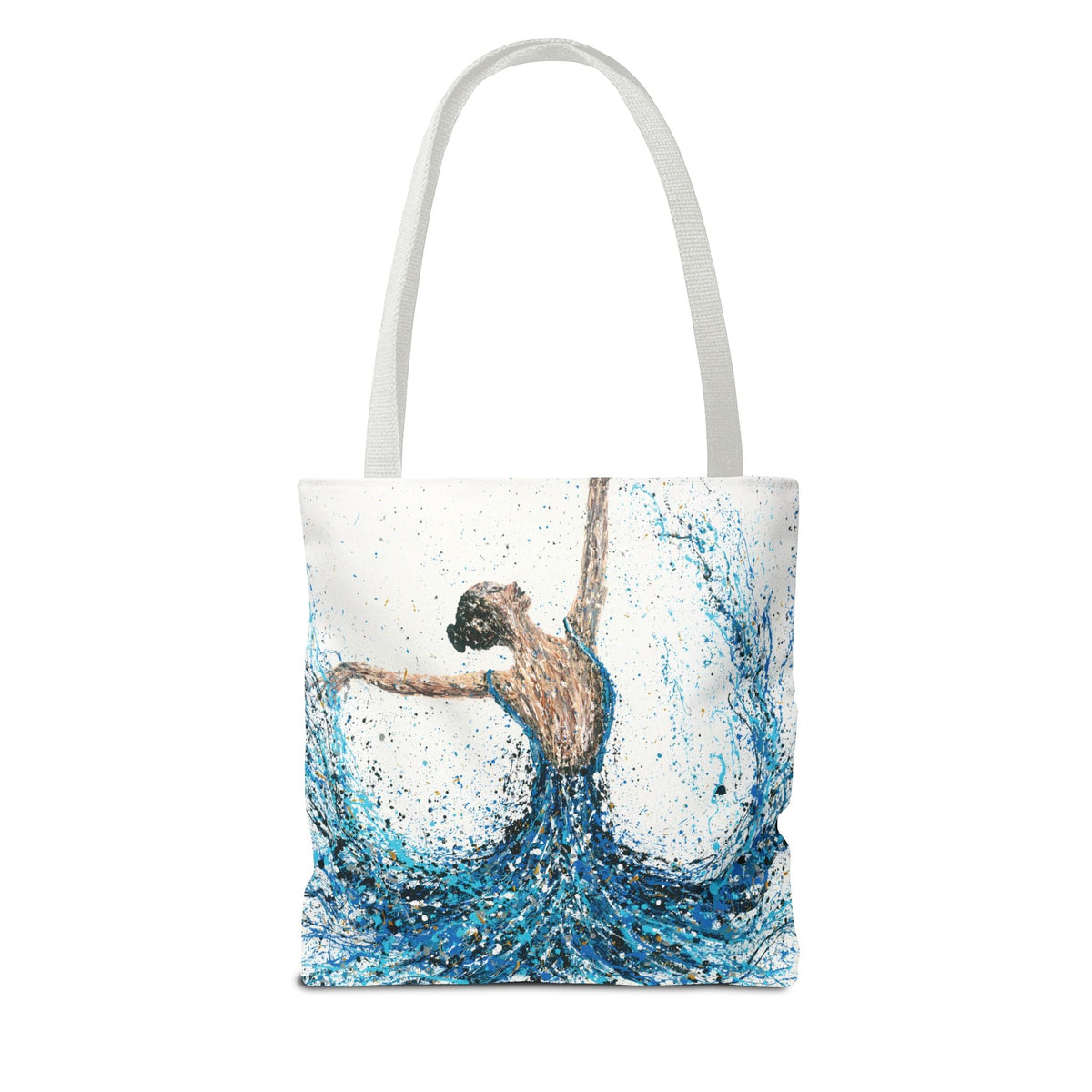 Colorful Bags: "Tote Bag - We Will Dance Again" by Albert Levi Art