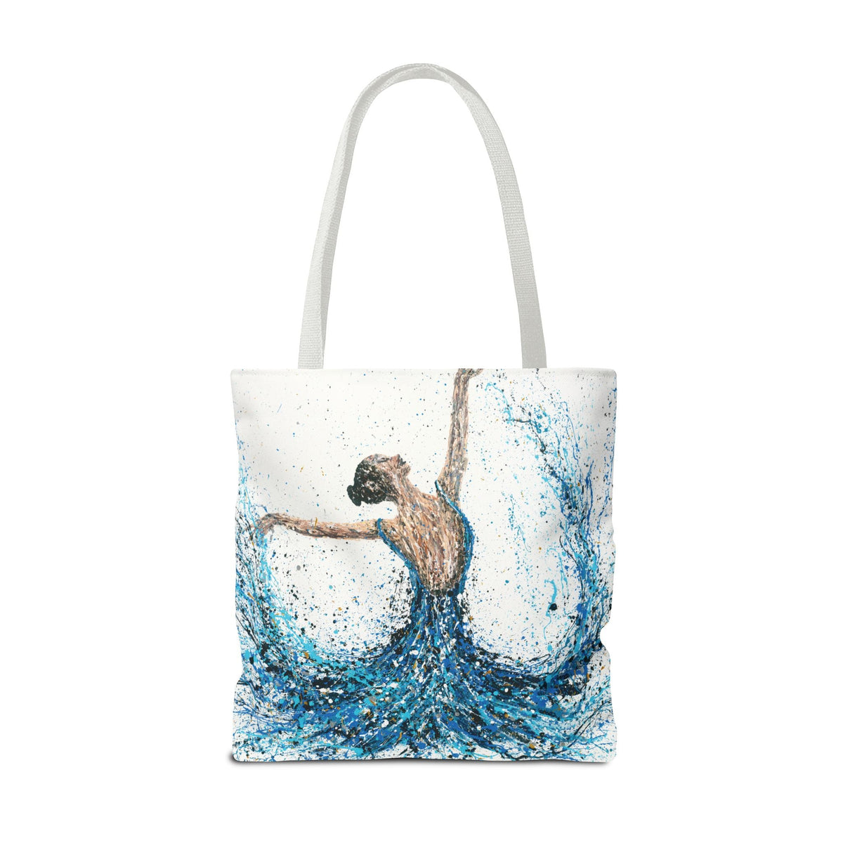 Colorful Bags: "Tote Bag - We Will Dance Again" by Albert Levi Art