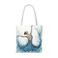 Colorful Bags: "Tote Bag - We Will Dance Again" by Albert Levi Art