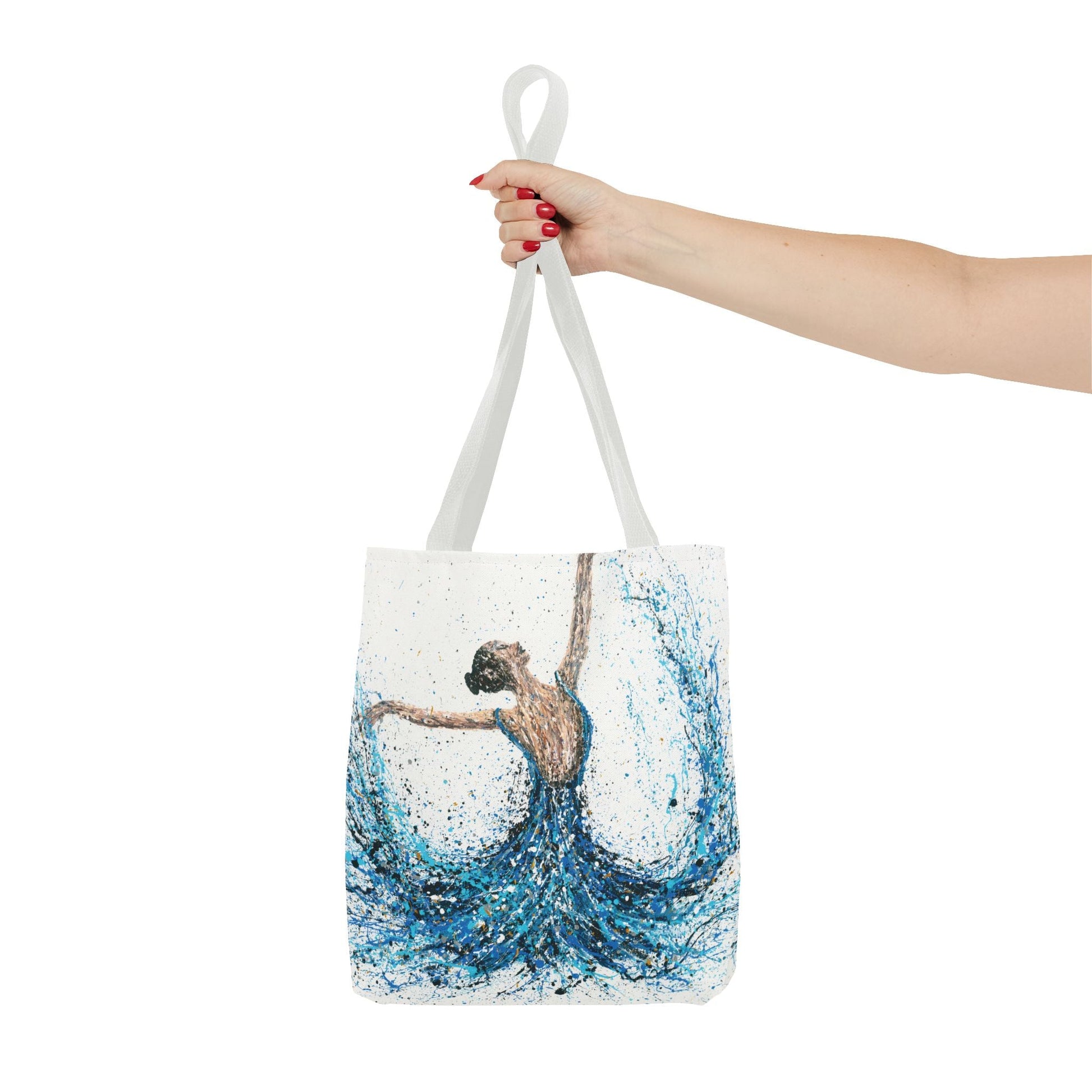 Colorful Bags: "Tote Bag - We Will Dance Again" by Albert Levi Art