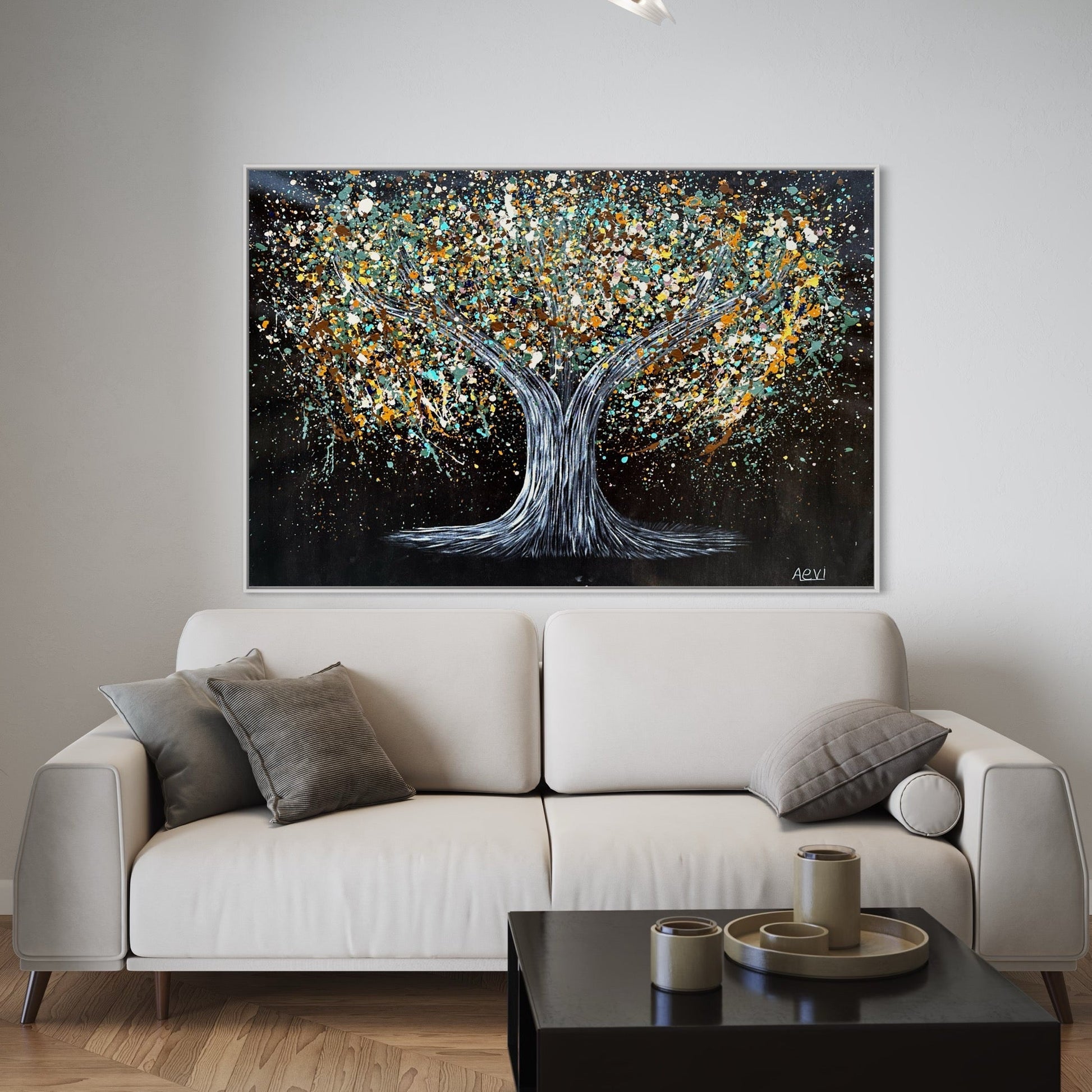 ORIGINAL ARTWORK - Tree Of Life - Earth - BY Albert Levi Art