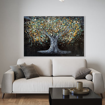 ORIGINAL ARTWORK - Tree Of Life - Earth - BY Albert Levi Art