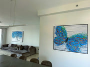 Tree of Life - Blue Life - Canvas BY Albert Levi Art