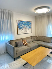 Tree of Life - Blue Life - Canvas BY Albert Levi Art