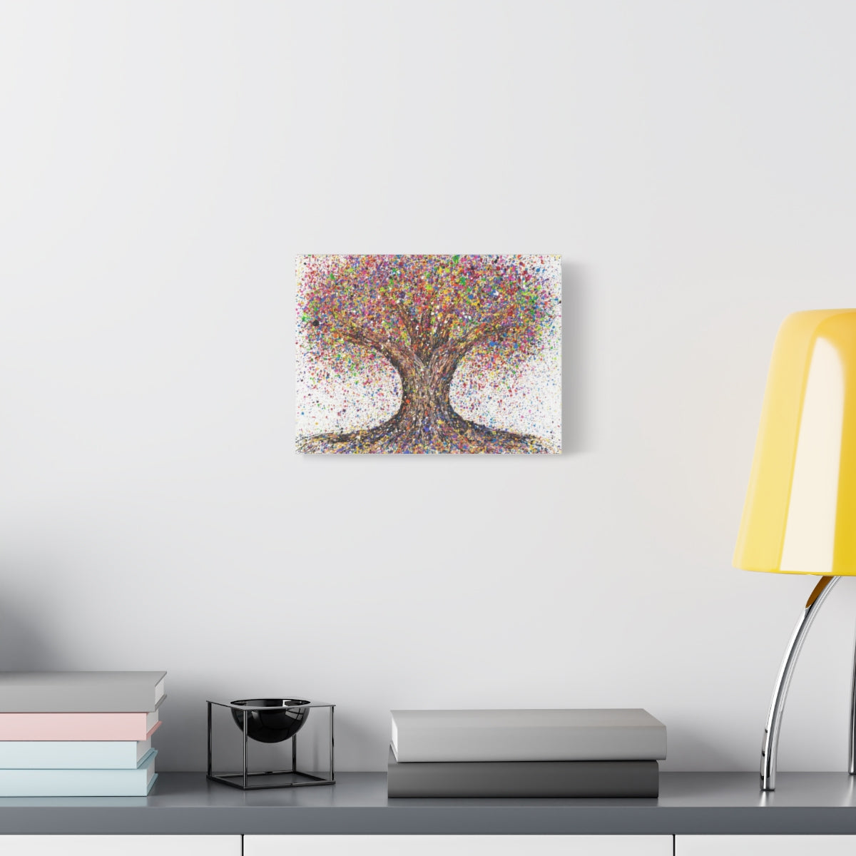 Tree of Life Deep Roots canvas wall art by Albert Levi in a room