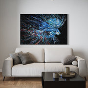 Limited Edition Print - turbulent water - Canvas BY Albert Levi Art