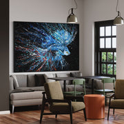 Limited Edition Print - turbulent water - Canvas BY Albert Levi Art