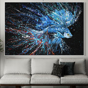 Limited Edition Print - turbulent water - Canvas BY Albert Levi Art