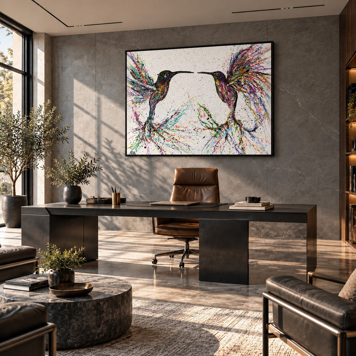 Freedom canvas wall art room mockup