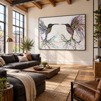 Freedom canvas wall art room mockup