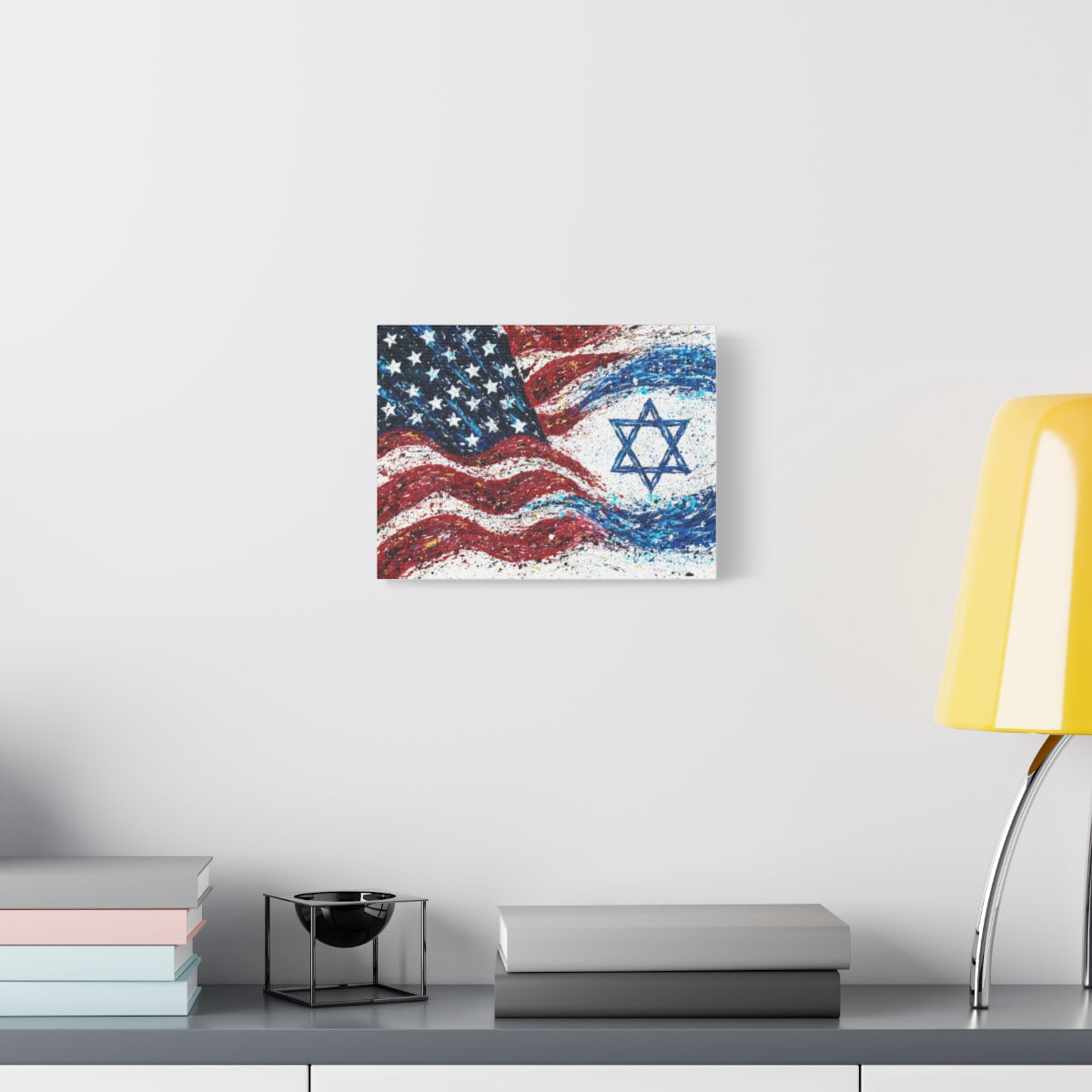 United in Strength canvas wall art by Albert Levi in a room