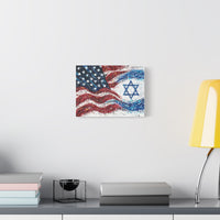 United in Strength canvas wall art by Albert Levi in a room