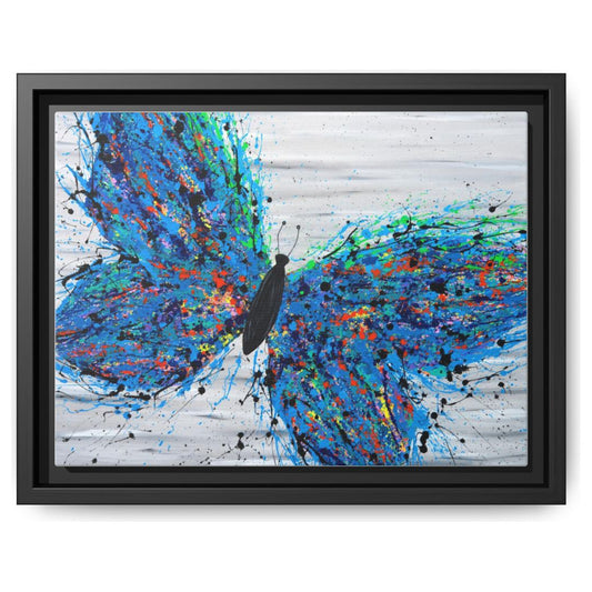 Wild Butterfly framed canvas print by Albert Levi