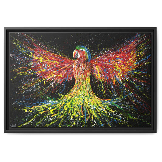 Wild Color framed canvas print by Albert Levi