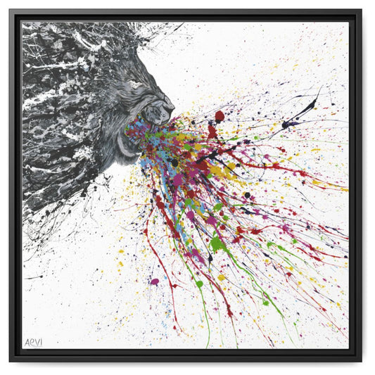 Wild Majesty framed canvas print by Albert Levi