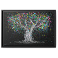 Tree Of Life Colorful Dream framed canvas print by Albert Levi