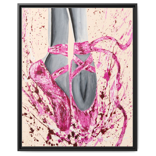 Powerful Dance framed canvas print by Albert Levi