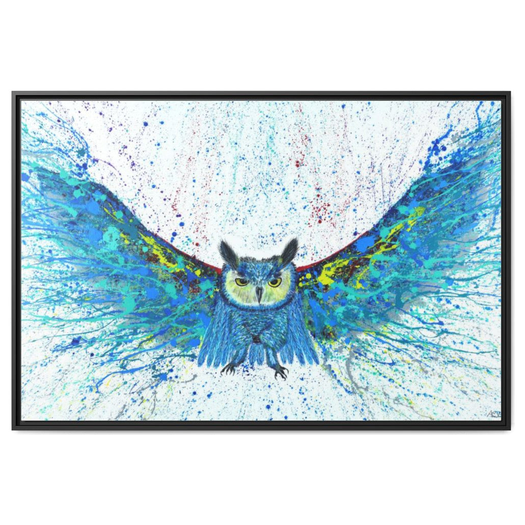 Power In Aviation framed canvas print by Albert Levi