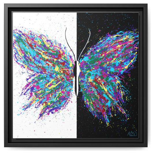 Harmony Wings framed canvas print by Albert Levi