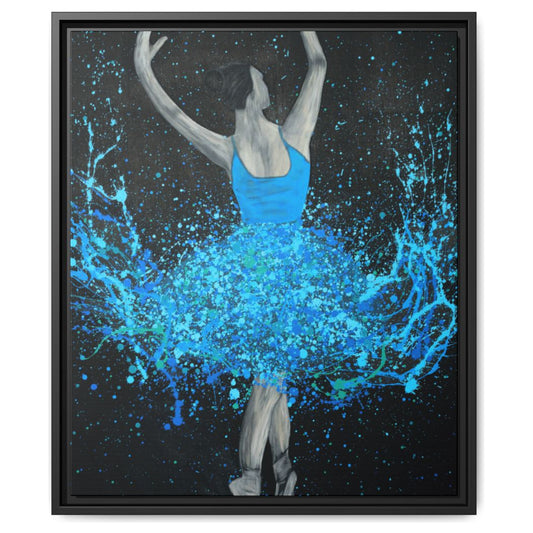 Glow In The Dark Dance framed canvas print by Albert Levi