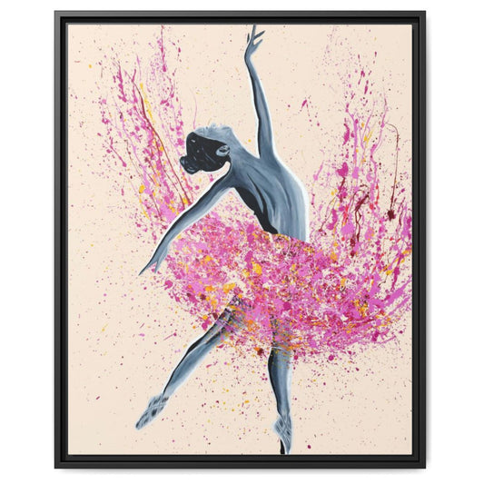 Elegance in Motion framed canvas print by Albert Levi