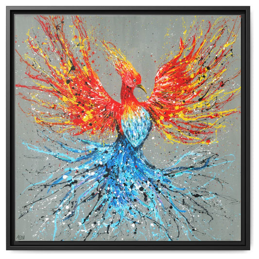 Explosive Power framed canvas print by Albert Levi