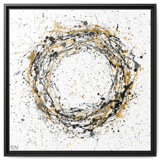 Circle Of Life Tornado framed canvas print by Albert Levi