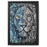 Lion Of Judah framed canvas print by Albert Levi
