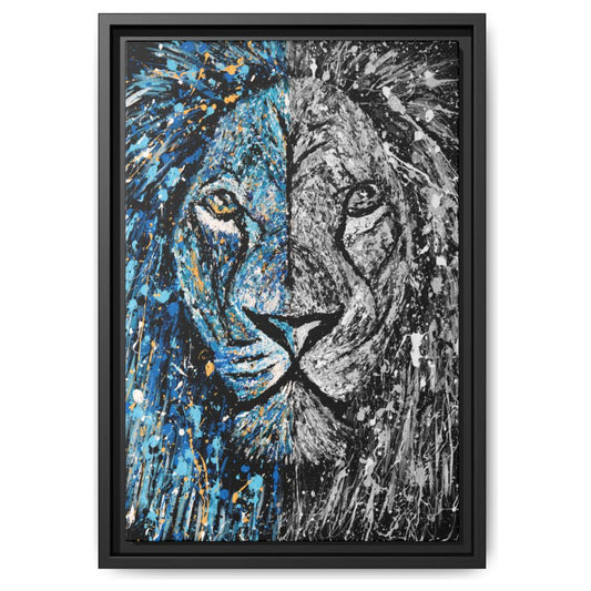 Lion Of Judah framed canvas print by Albert Levi