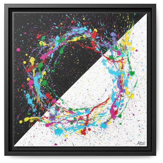 Circle Of Life framed canvas print by Albert Levi