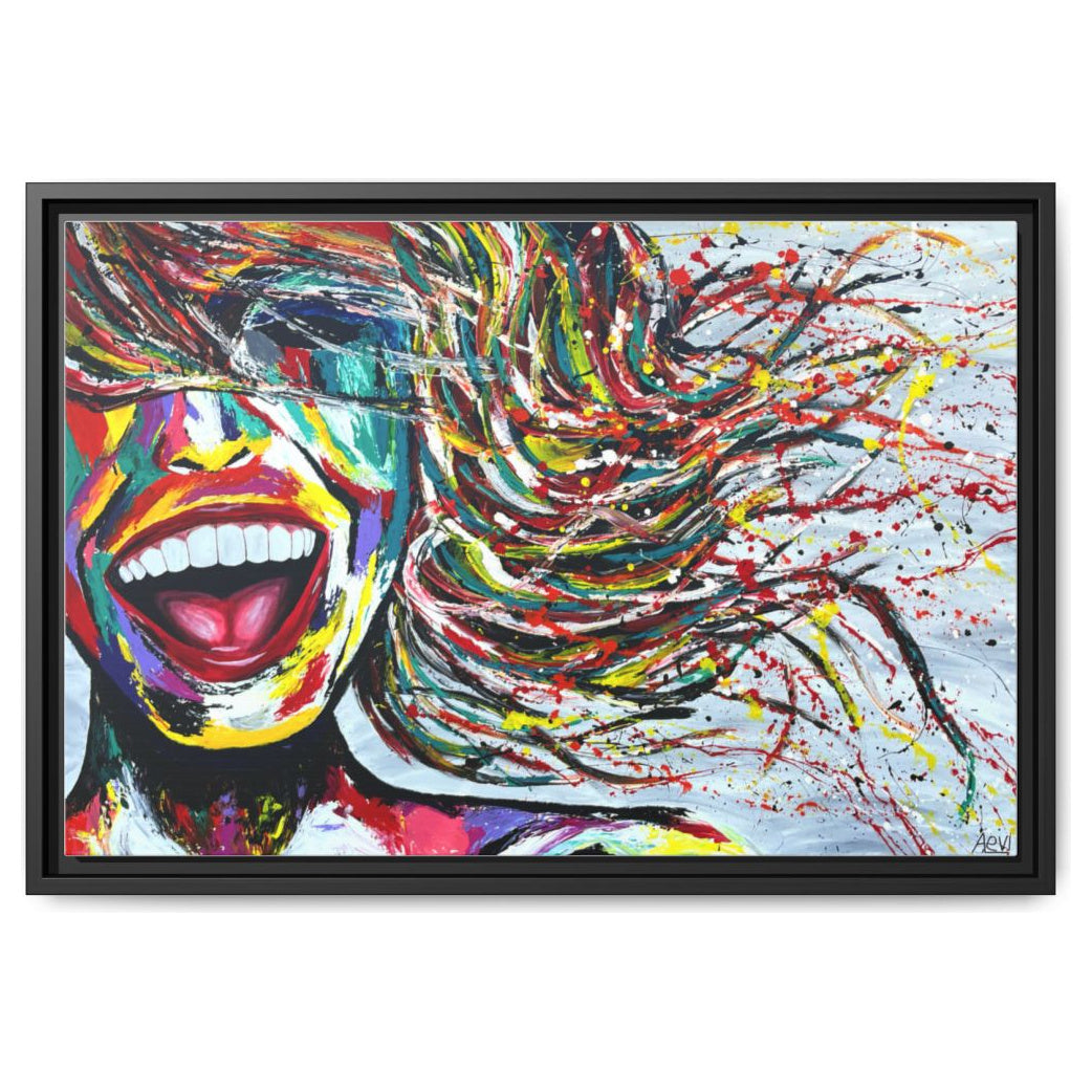 After Nova Smile Forever framed canvas print by Albert Levi