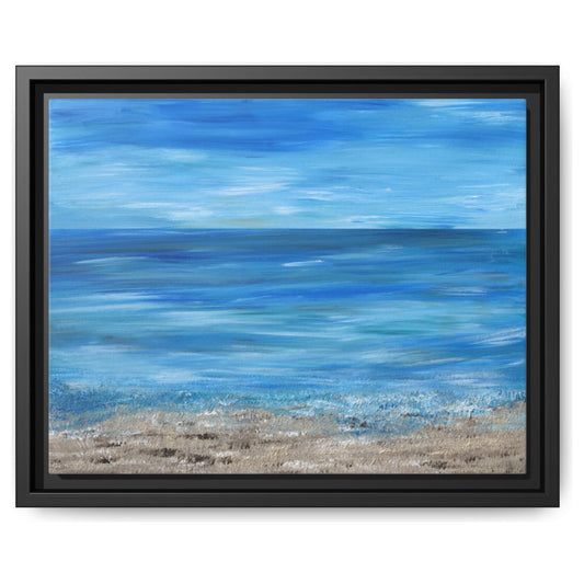 A Moment Of Silence framed canvas print by Albert Levi