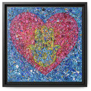 Heart of Protection framed canvas print by Albert Levi