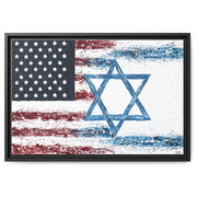 Together We Will Win framed canvas print by Albert Levi