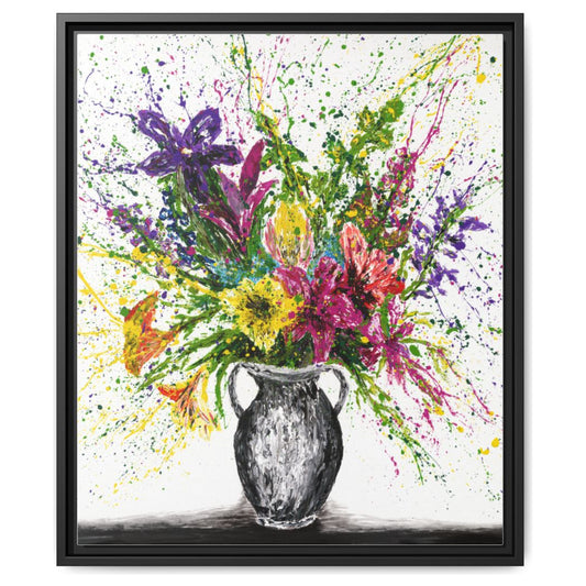 My Bouquet framed canvas print by Albert Levi
