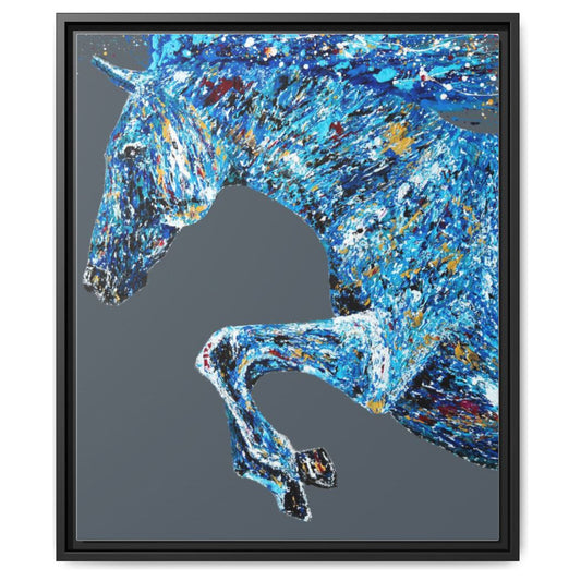 Powerful Stride framed canvas print by Albert Levi