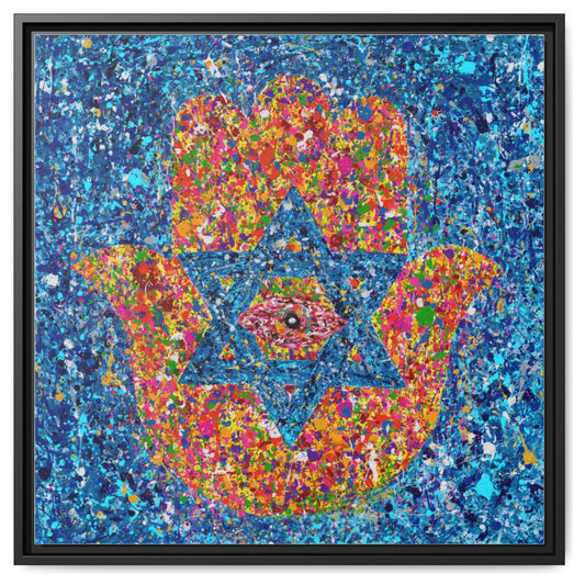 Colors of Protection framed canvas print by Albert Levi