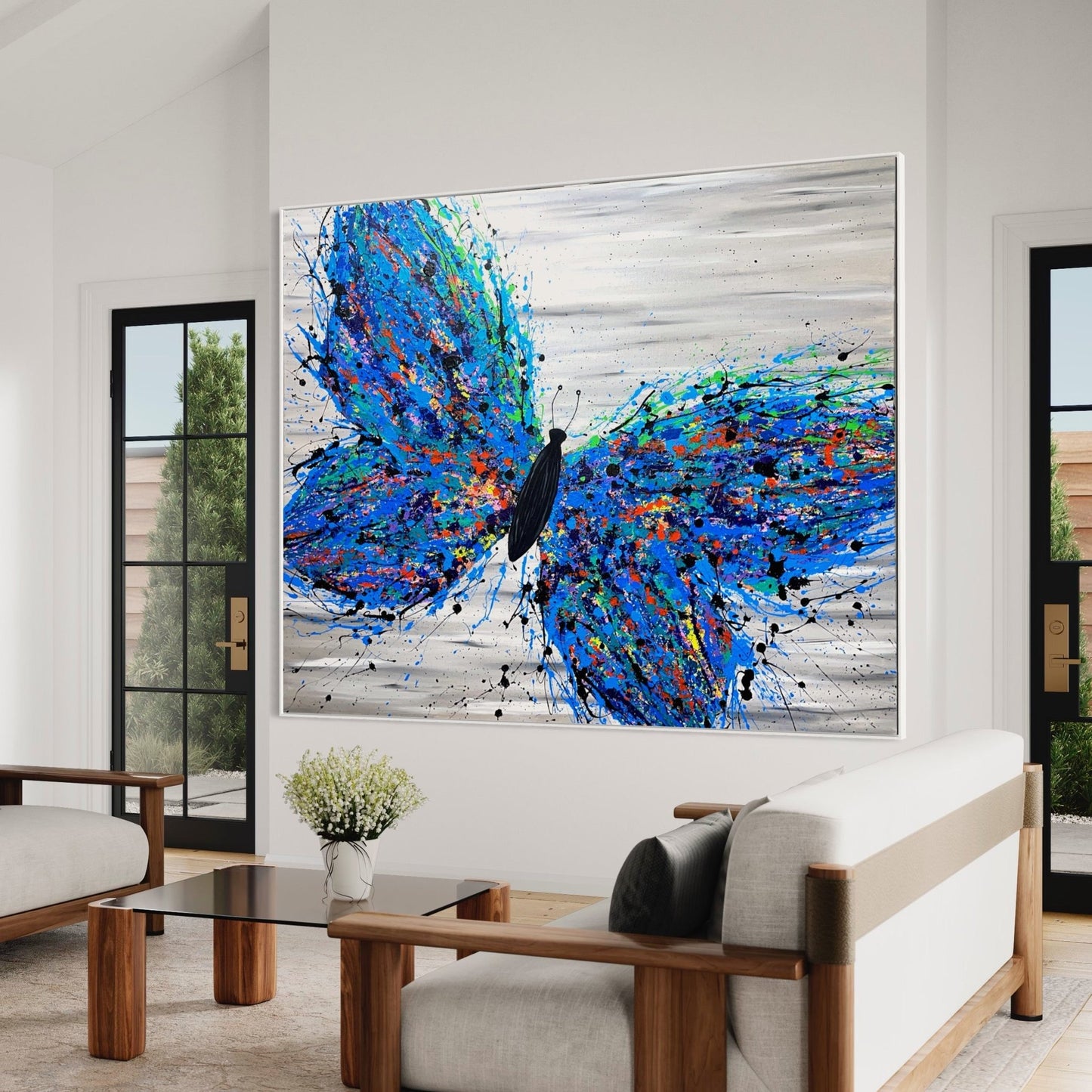 Wild Butterfly - Canvas BY Albert Levi Art