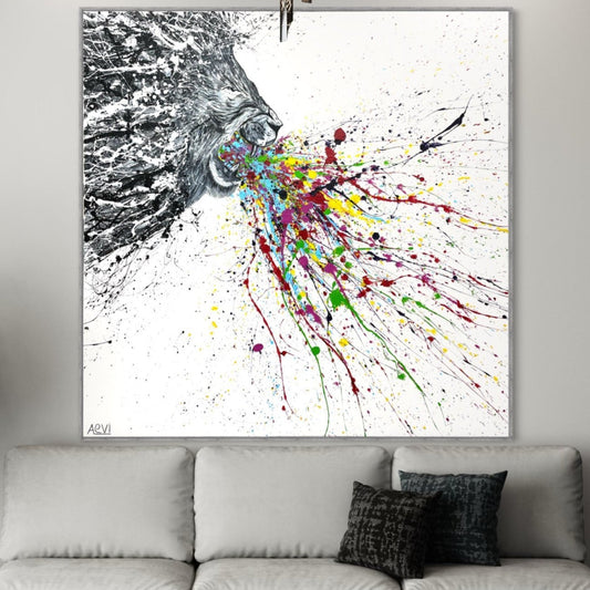 Wild Majestiy - Canvas BY Albert Levi Art