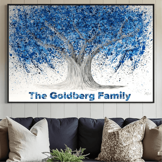 Colorful Canvas: "Your Family Tree - Together We Grow" by Albert Levi Art